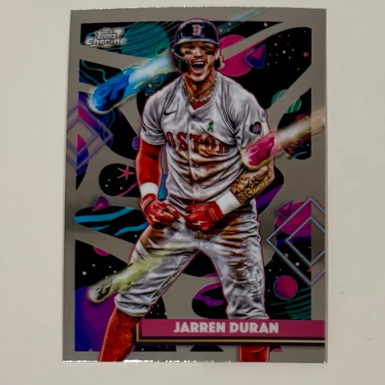 Jarren Duran Cosmic Chrome Boston Red Sox