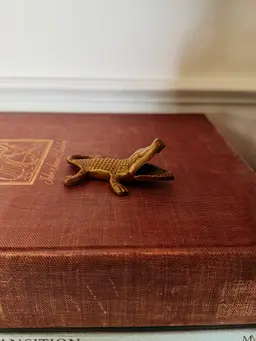 Solid Brass Alligator