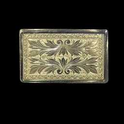 Vintage Belt Buckle Silver Tone