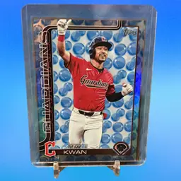 Steven Kwan 2025 Topps Series 2 Bubbles /50 Please Read! Cleveland Guardians
