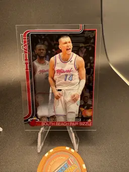 Miami Heat Catch Fire Tyler Herro Acetate #/10 2025-26 Topps NBA