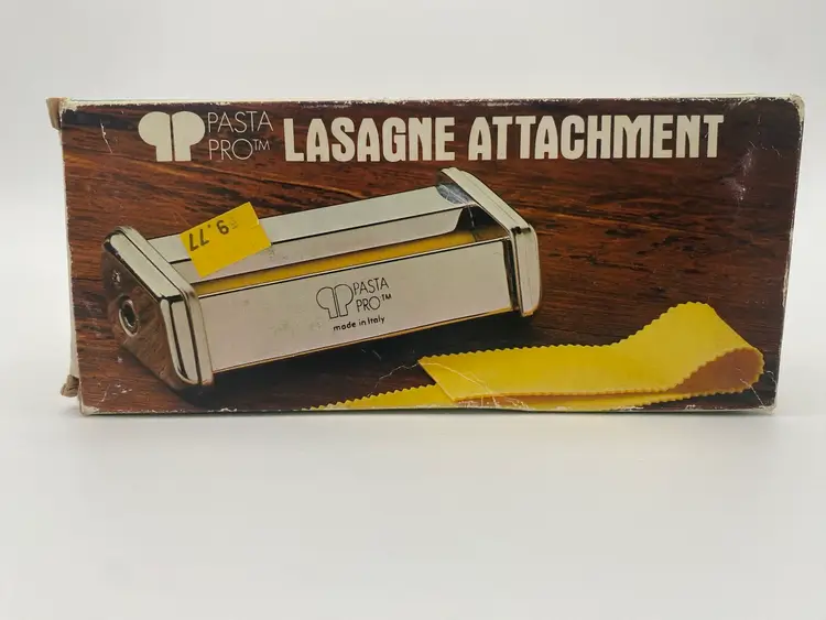 Pasta Pro Pasta Maker Lasagne Attachment - 1983 National Silver