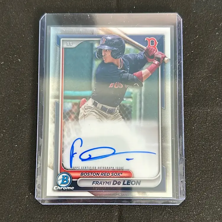 2024 Bowman Chrome Baseball MLB Fraymi De Leon Auto
