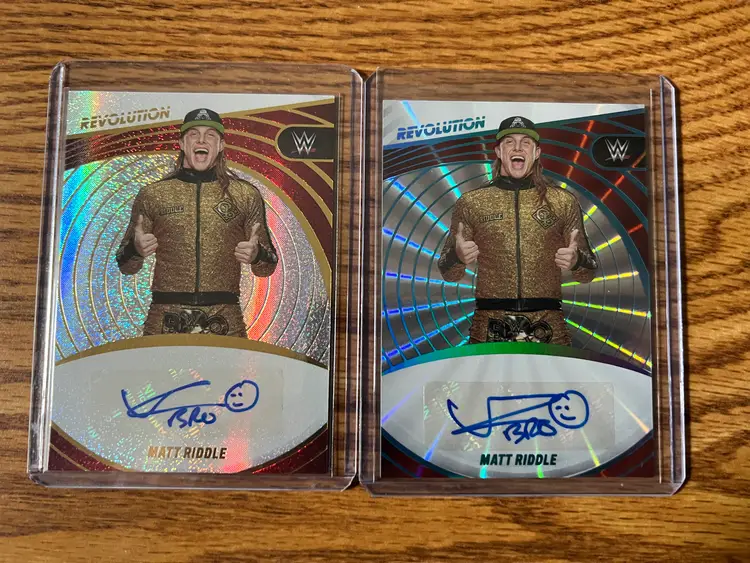 Matt Riddle Base And Sunburst Auto /99