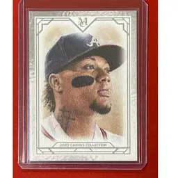 Ronald Acuna 2023 Topps Museum Canvas Atlanta Braves