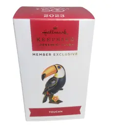 2023 Hallmark Birds of Beauty Toucan Keepsake Ornament KOC IOB QXC5620
