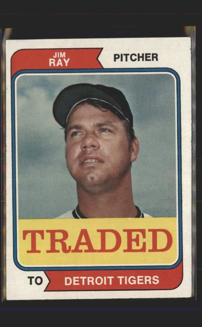 1974 Topps #458T Jim Ray Traded - (pk2) - Detroit Tigers