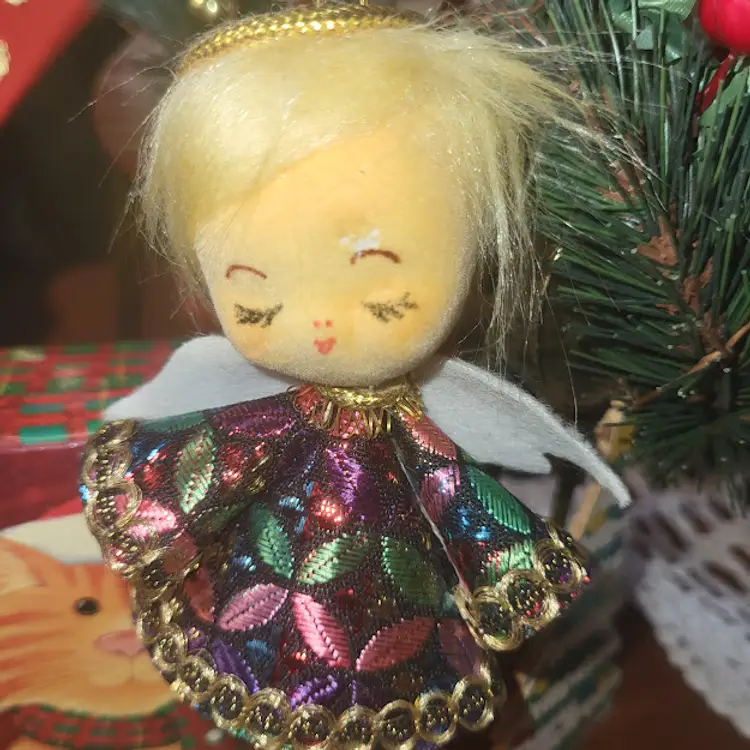 Vintage Beautiful Mini Angel Tree Topper