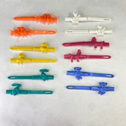 Vintage Goody Snap Tight Hair Clip Barrettes 6 Sets