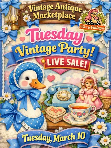 Tuesday Vintage Party-Tiny Treasures & More!!