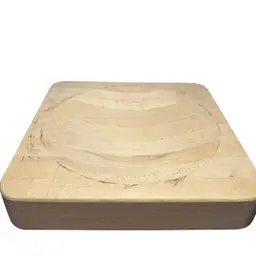 9 1/2x 9 1/2 Sunken Wooden Dapping Board Block