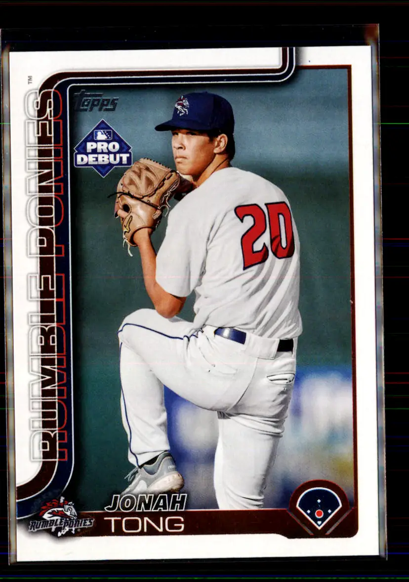 Jonah Tong 2025 Topps Pro Debut Chrome #PD-183 - (135) - Binghamton Rumble Ponies