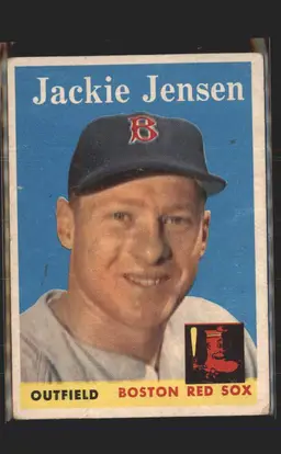 Jackie Jensen 1958 Topps #130 - (140) - Boston Red Sox