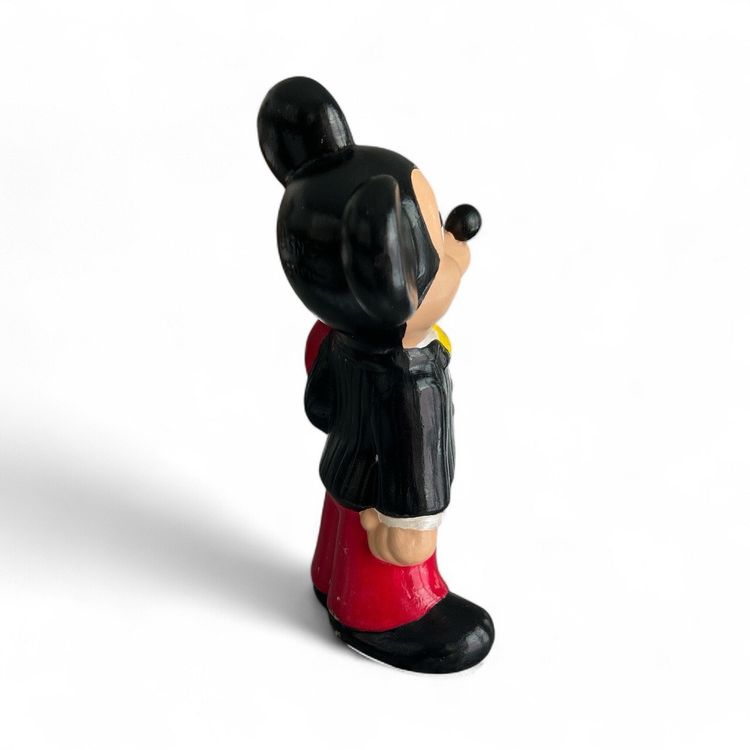 Vintage Hobbyist Mickey Mouse Figurine Walt Disney Productions Marked Ceramic Mold