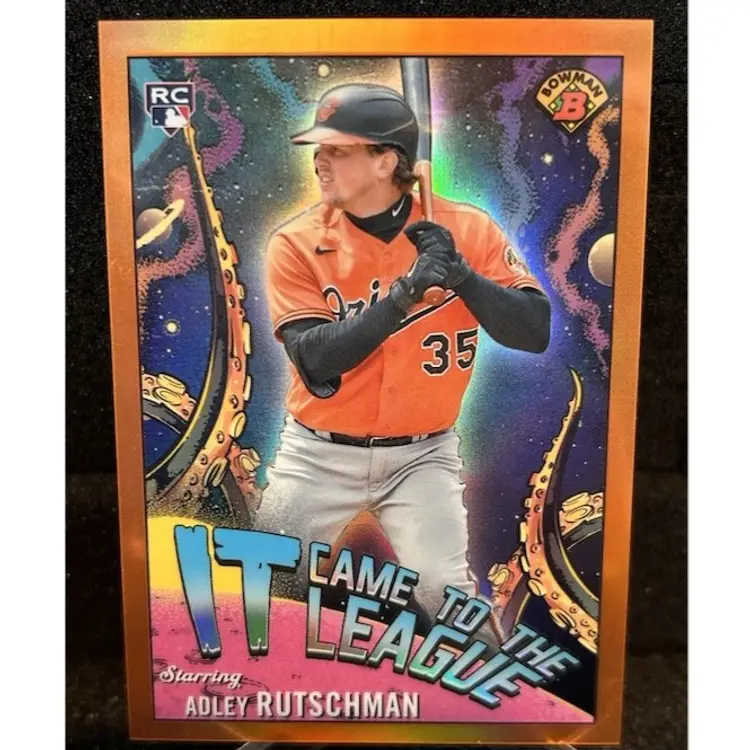 2023 Bowman Chrome Adley Rutschman /25 Orange Orioles It Came to the League