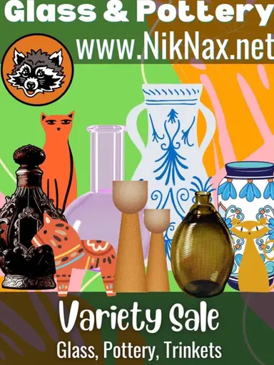 High End Items Glass & Pottery & Jewelry