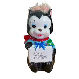 Kitschy Squirrel Bank For My Christmas Shopping