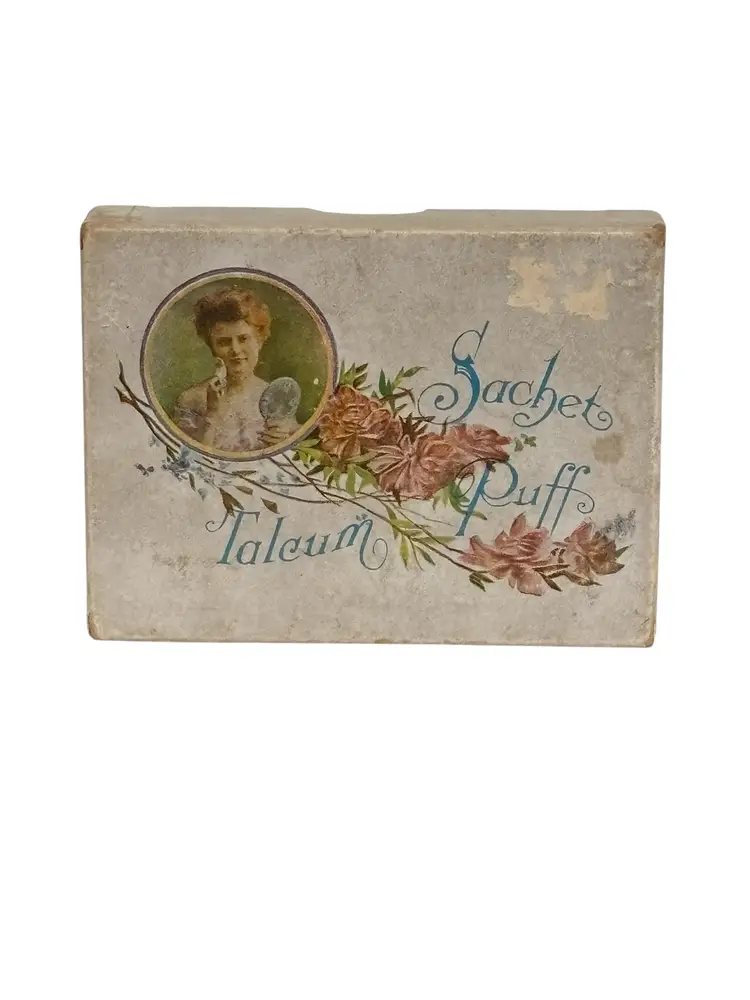 Talcum Puff C. Asheville, NC Sachet Talcum Puff Antique Personalized