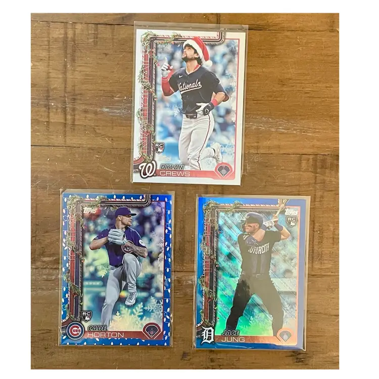 2025 Topps Holiday Rookies Parallels And Short Prints