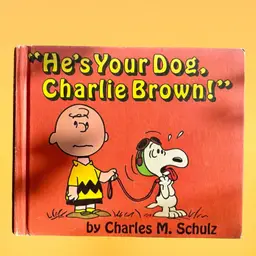 1968 Vintage HES YOUR DOG CHARLIE BROWN | HC Book FIRST Edition AS IS READ
