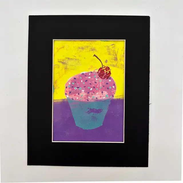 Acrylic Gel Plate Print