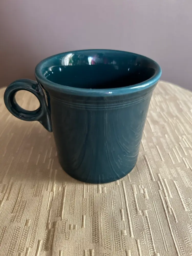 Fiesta Juniper O-Ring Coffee Mug Homer Laughlin HLC USA Retired Replacement