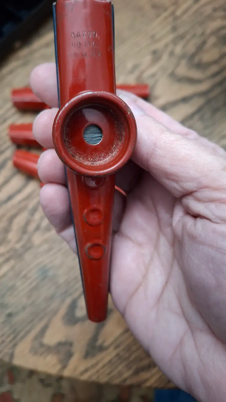 Vintage Metal Kazoos - Set of 4