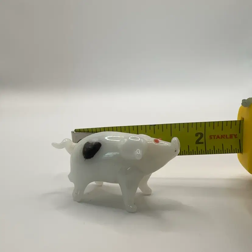 Milk Glass Pig