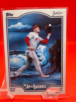Mike Trout - 2025 Topps X Bob Ross Joy Of Baseball Los Angeles Angels