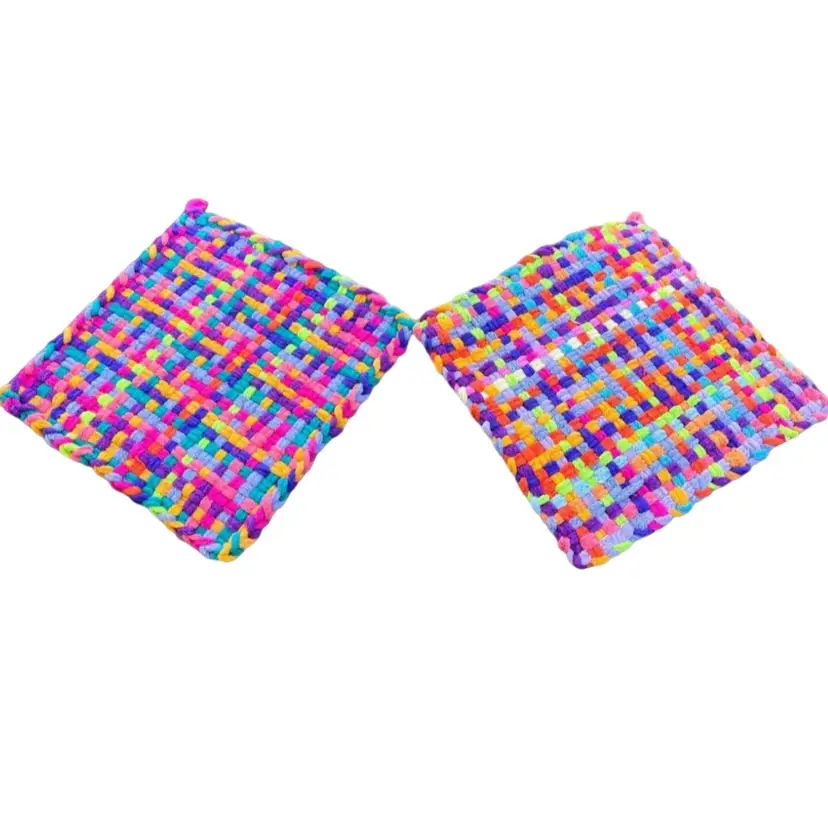 Large Woven Loomed Potholders
