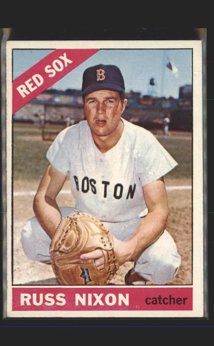 1966 Topps #227 Russ Nixon - (137) - Boston Red Sox