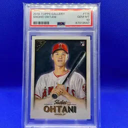 2018 Topps Gallery Shohei Ohtani RC PSA 10 Los Angeles Dodgers