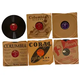 Vintage 78 RPM Records Doris Day Clooney Page Song Artists 1940-50s Memorabilia