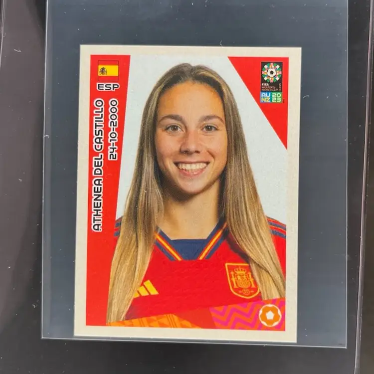 Athenea Del Castillo 2023 Panini Women’s World Cup Sticker Spain Soccer Card