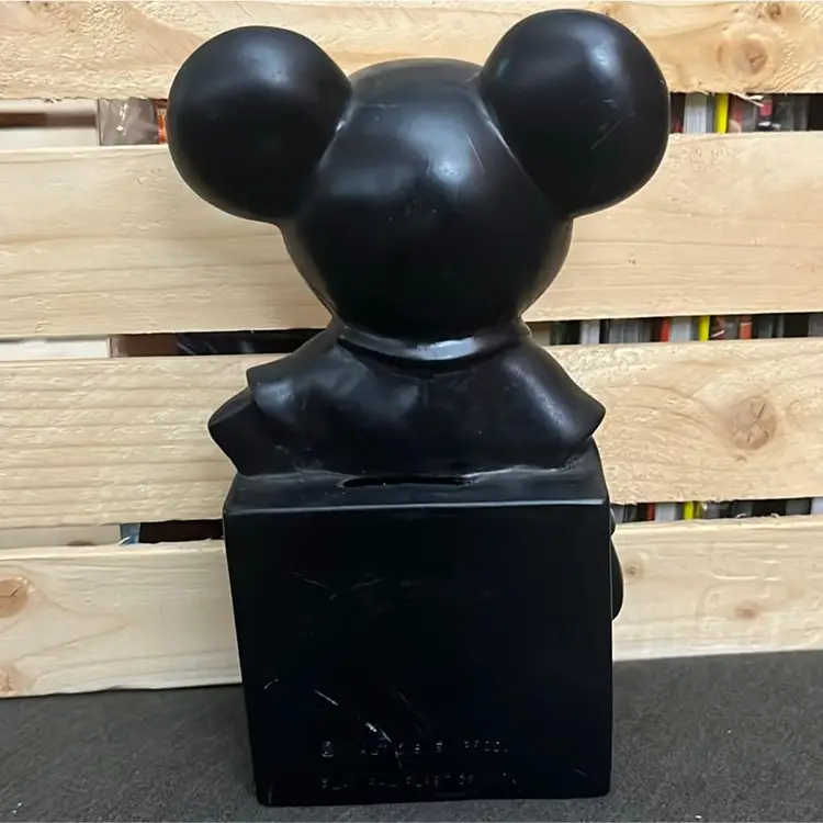 Mickey Mouse Vinyl Bank - Vintage Disney