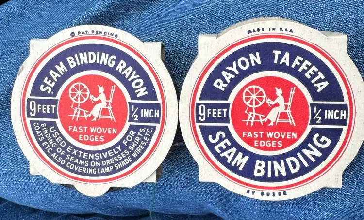 Vintage Seam Binding by Buser NOS 9feet Made In USA