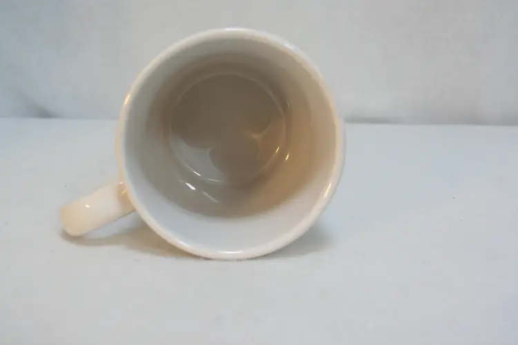 Royal Norfolk White Black PRAY BIG Coffee Tea Cup Mug OOAK Hard-to-Find RARE