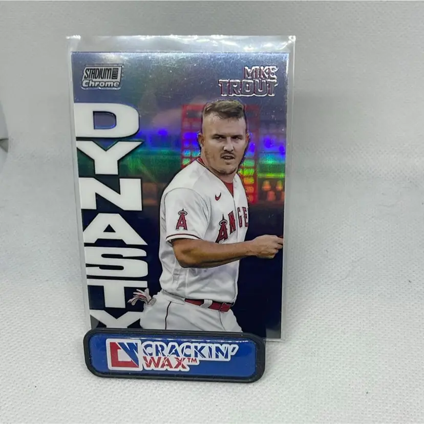2022 Stadium Club Chrome Destiny Mike Trout #2 Angels