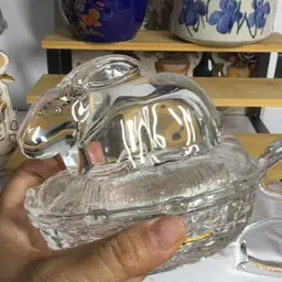 Bunny On Nest Candy Dish