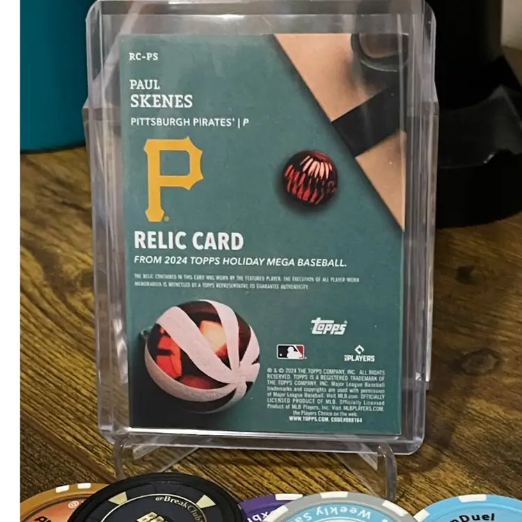 2024 Topps Holiday Paul Skenes RC relic
