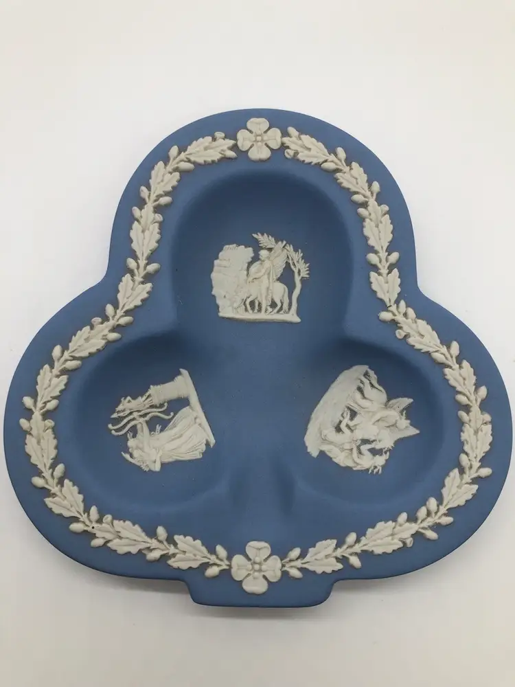 Wedgwood Jasper Blue Dish Trinket Ashtray