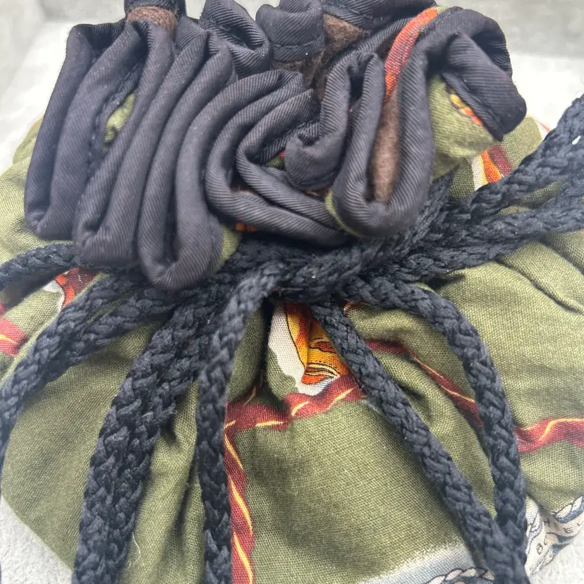 Vintage Silver Savers Anti-Tarnish Drawstring Jewelry Storage Pouch Santa Fe Originals Travel Organizer