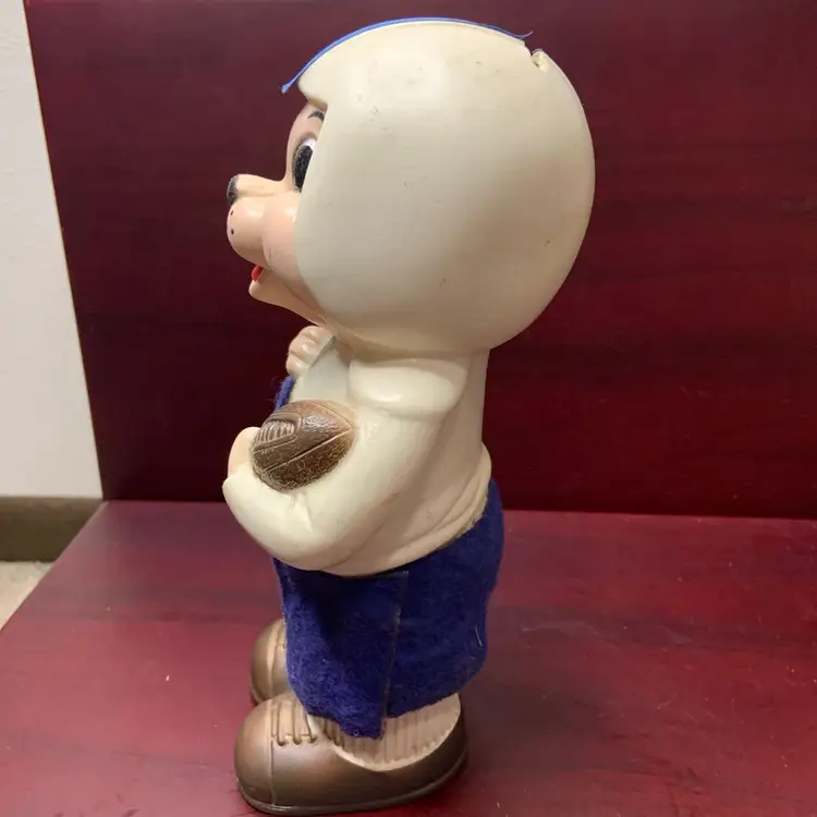 Vintage Bulldog Football Piggy Bank