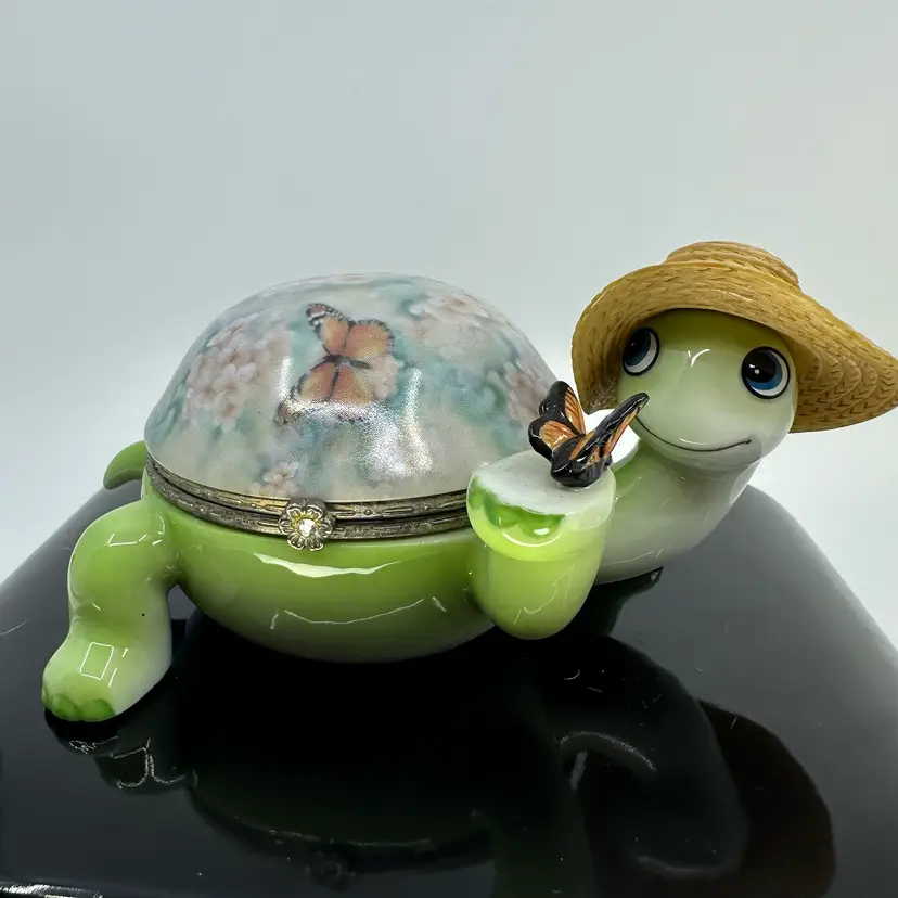 Bradford Exchange ‘Whimsical Wonders’ Turtle Musical Trinket Box By Lena Liu