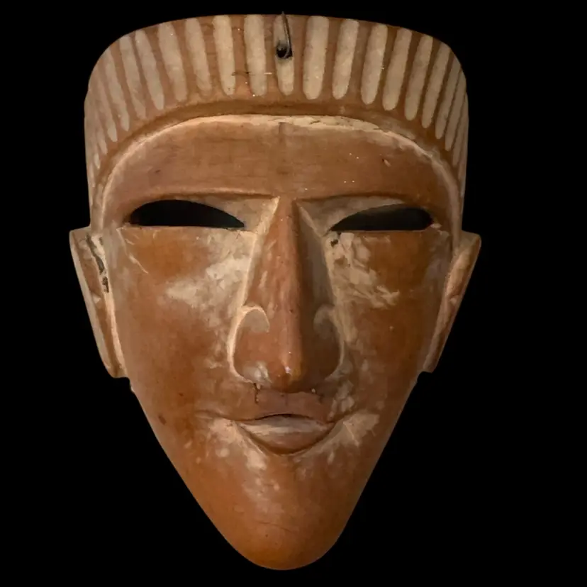 Mid-Century Hand Carved Mask