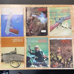 Lot of 39 American Rifleman and Gun Annuals Magazines 1975 – 1979