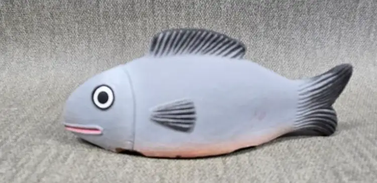 Miniature Pottery Fish Covered Nativity Scene Free Shipping