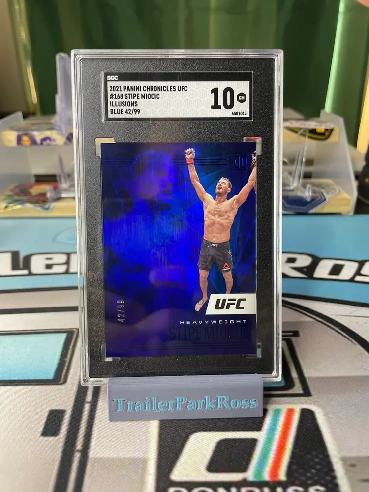 2021 Panini Chronicles Illusions Stipe Miocic /99 SGC 10
