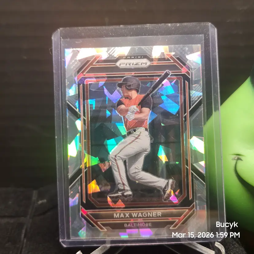 2023 Panini PRIZM Cracked Ice - Max Wagner Baltimore Orioles