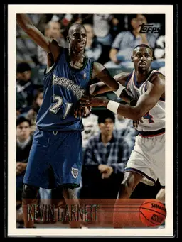 1996-97 Fleer #64 Kevin Garnett Minnesota Timberwolves -3